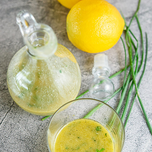 Zesty Lemon Herb Vinaigrette Dressing