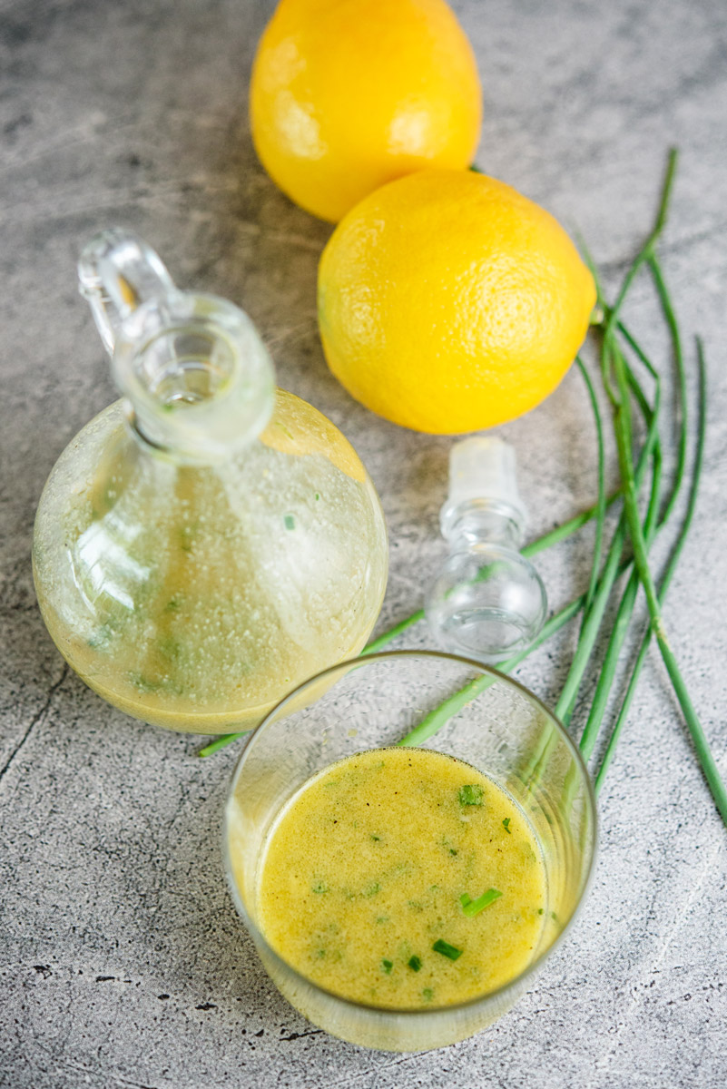 Zesty Lemon Herb Vinaigrette Dressing