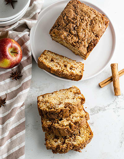 The Best Cinnamon Swirl and Apple Cake Loaf Recipe 1