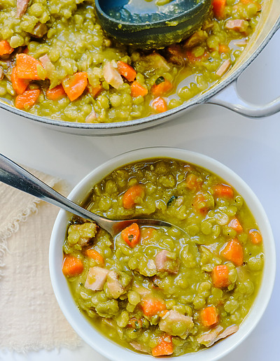 Split-Pea-Soup-in-Pot-and-Bowl
