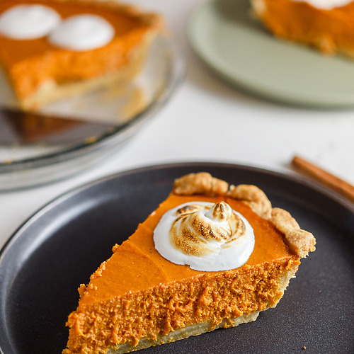 Southern Sweet Potato Pie with Marshmallow Fluff