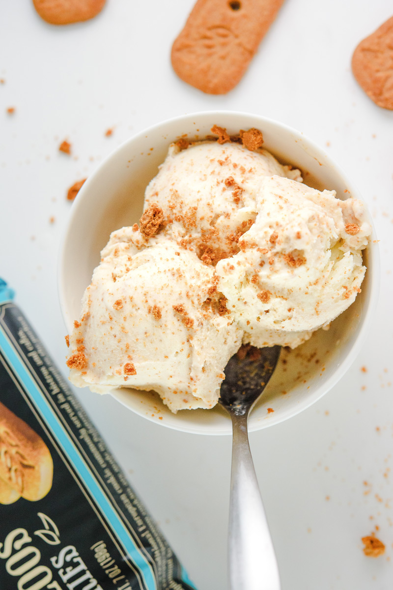 Cookie Butter Ninja Creami Ice Cream (Low Calorie & High Protein)