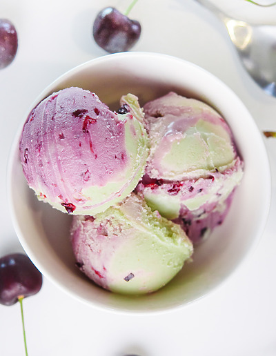 Ninja-Creami-Pistachio-Cherry-Ice-Cream-Spumoni