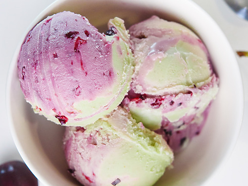 Ninja Creami Pistachio Cherry Ice Cream (Spumoni)