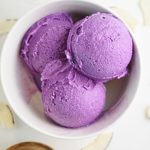Ninja Creami Ube Ice Cream (Low Calorie & High Protein)