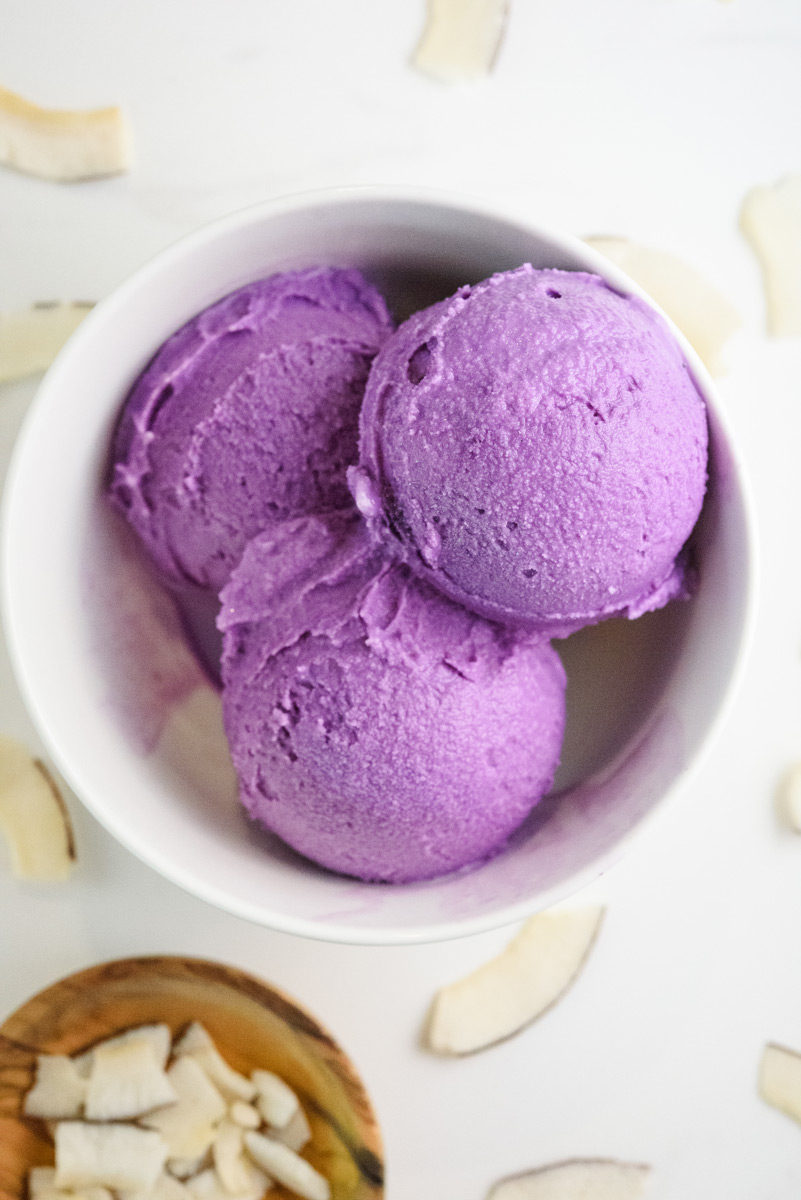 Ninja Creami Ube Ice Cream (Low Calorie & High Protein)