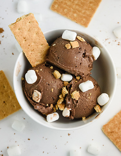 Ninja Creami S'mores Ice Cream (High Protein & Low Calorie) 8 Ninja-Creami-Smores-Ice-Cream