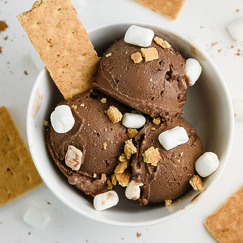 Ninja Creami S’mores Ice Cream (High Protein & Low Calorie)