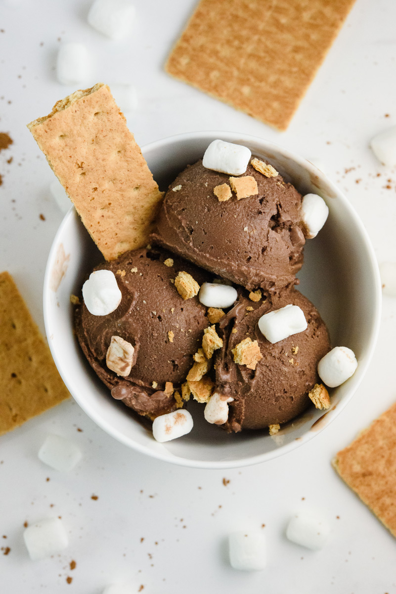 Ninja Creami S’mores Ice Cream (High Protein & Low Calorie)