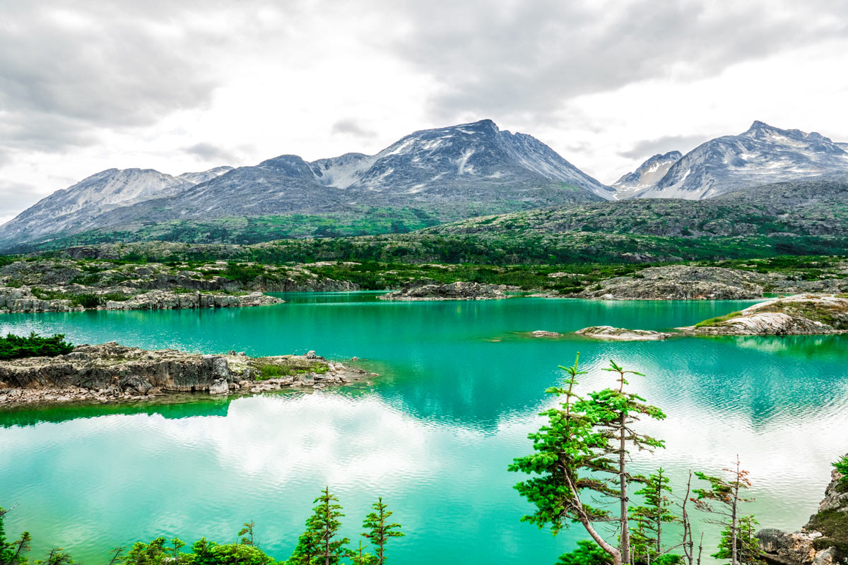 White Pass Railroad & Yukon Suspension Bridge: A Must-Do Excursion in Skagway, Alaska 15 Turquoise-Lakes-in-Skagway