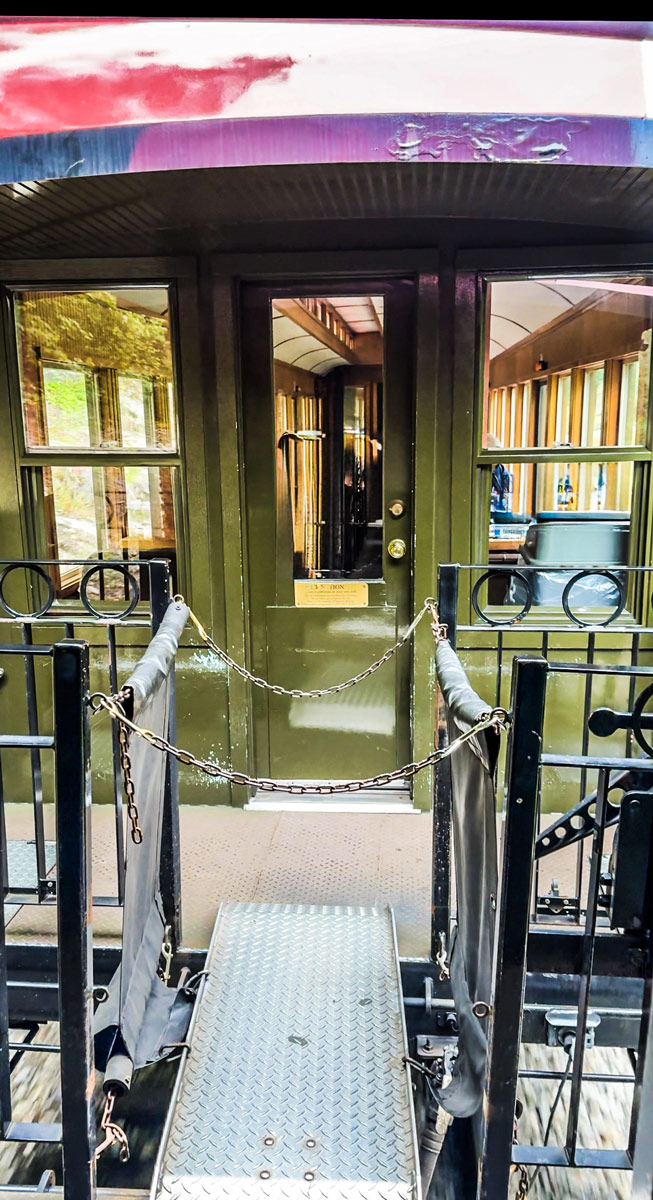 White Pass Railroad & Yukon Suspension Bridge: A Must-Do Excursion in Skagway, Alaska 19 White-Pass-Railroad-Outside-Platform