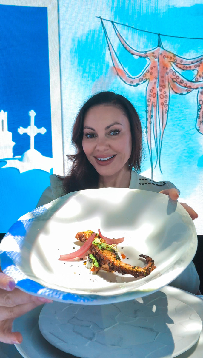 Is the 360 Dining Experience on Princess Cruises worth the $149pp Upcharge? 4 360-Dining-Princes-Cruises-Octopus