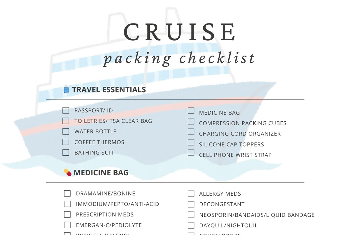Ultimate Cruise Packing List: 50 Essentials to Bring on Your Cruise