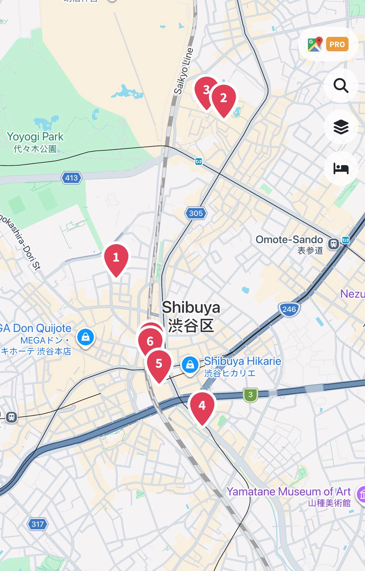 The Ultimate 4-Day Tokyo Itinerary for First-Time Visitors 8 Tokyo-Itinerary-Map-Shibuya