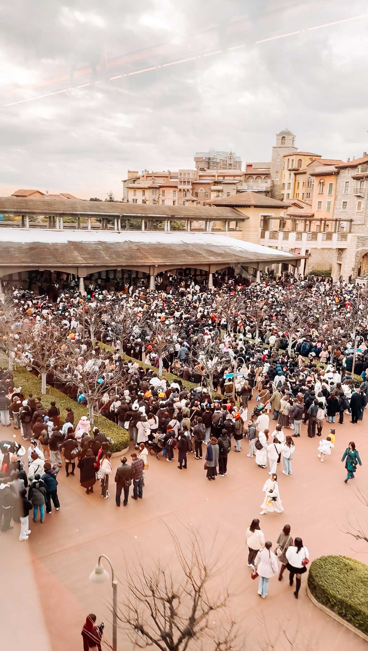 Is the Tokyo Disney Vacation Package Worth It? (2026 Review + How to Book) 3 Long entrance lines at Tokyo Disneyland before park opening