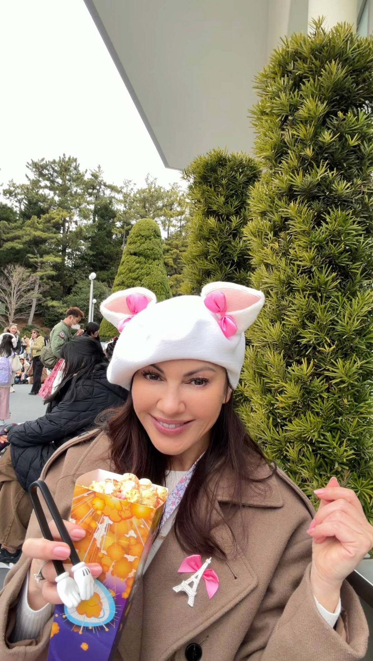Is the Tokyo Disney Vacation Package Worth It? (2026 Review + How to Book) 10 Trying the strawberry neapolitan popcorn flavor from Tokyo Disney