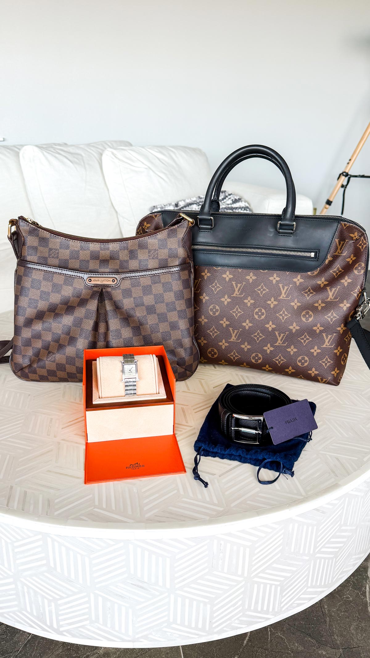 2nd-hand luxury shopping in Tokyo and Osaka haul with Louis Vuitton, Prada, and Hermès purchases